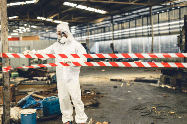 Professional Trauma Scene Cleanup technician working in Martin, SD